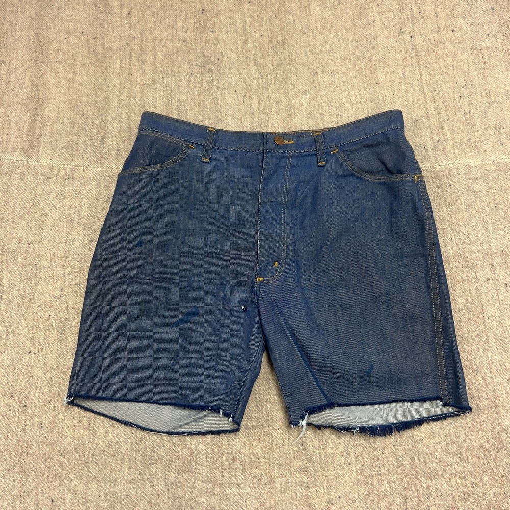 Vintage Red Kap Denim‎ Shorts Mens 34 Blue 1970s